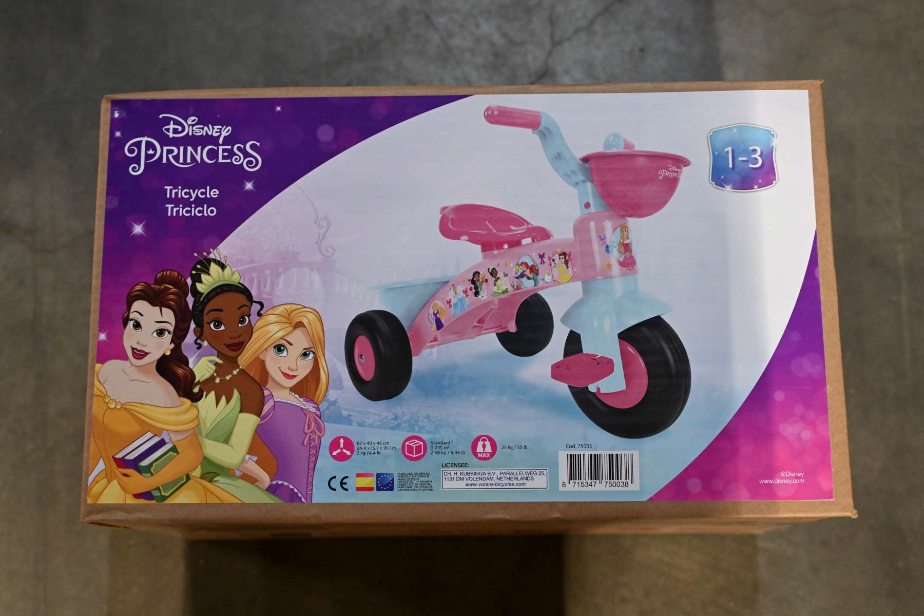 Driewieler Disney Princess - Meisjes - Roze - Afbeelding 9