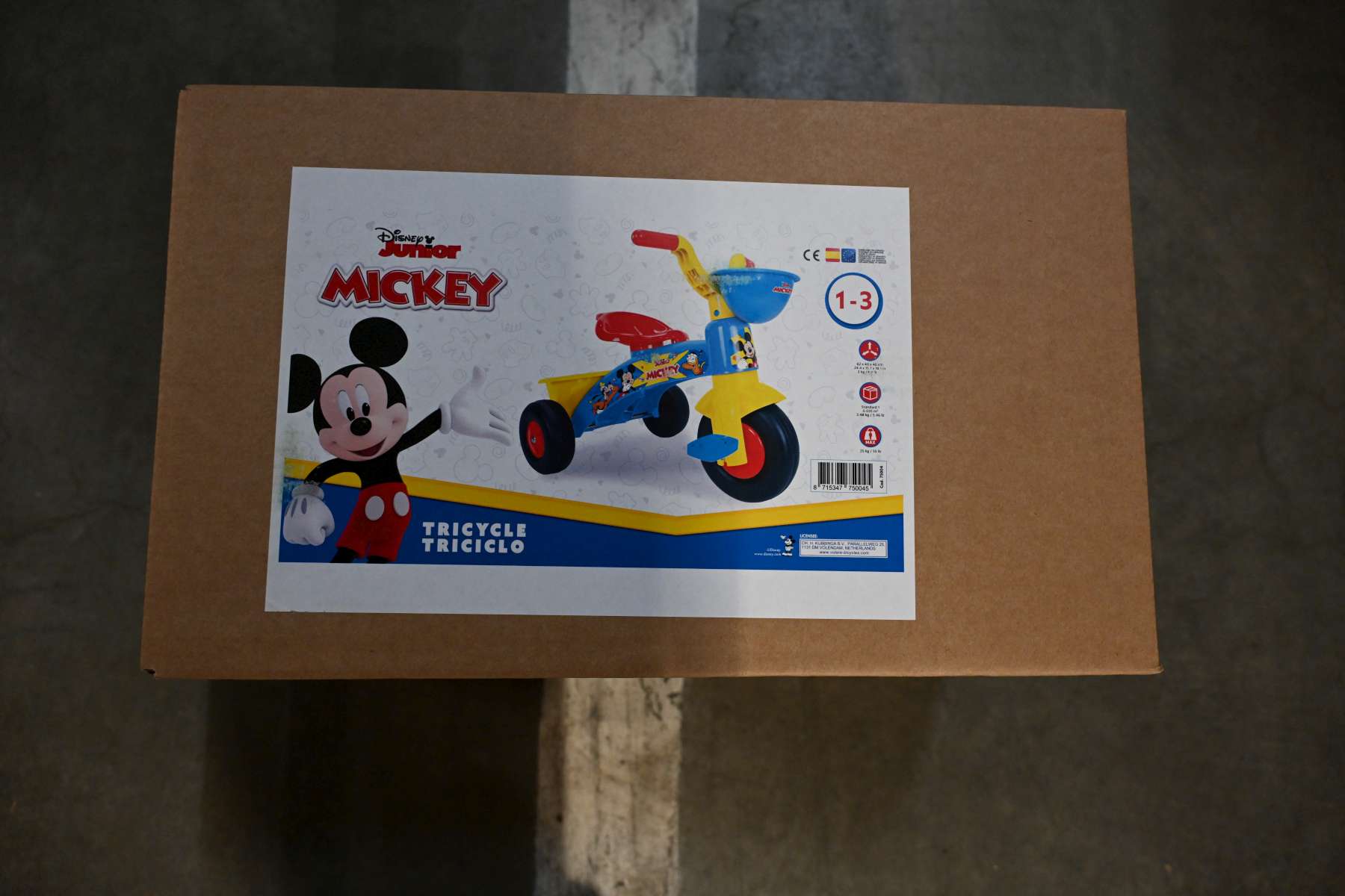 Driewieler Disney Mickey - Jongens - Blauw - Afbeelding 8