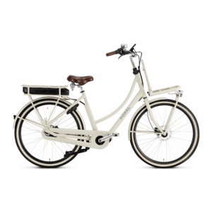 Popal | Electrische Dames Transportfiets Daily Dutch Prestige-E 28 Inch 47 cm 7V Hydraulische schijfrem Creme