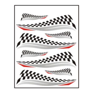 No Label | Stickerset finishvlag