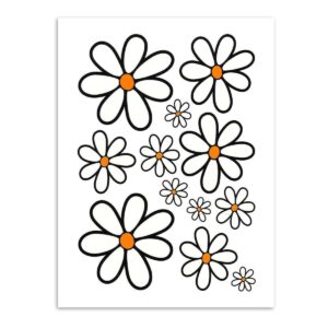 No Label | Stickerset gewone margriet L