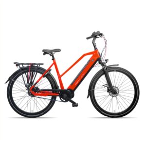 Avalon E-Bikes | Elektrische fiets E-Pro Sport, Rood-Zwart, Framehoogte 58cm, Unisex