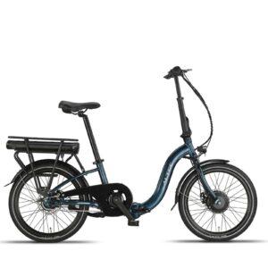 Altec | Electrische Vouwfiets Compact 20 Inch 39 cm Unisex 7V Hydraulische schijfrem Petrolblauw