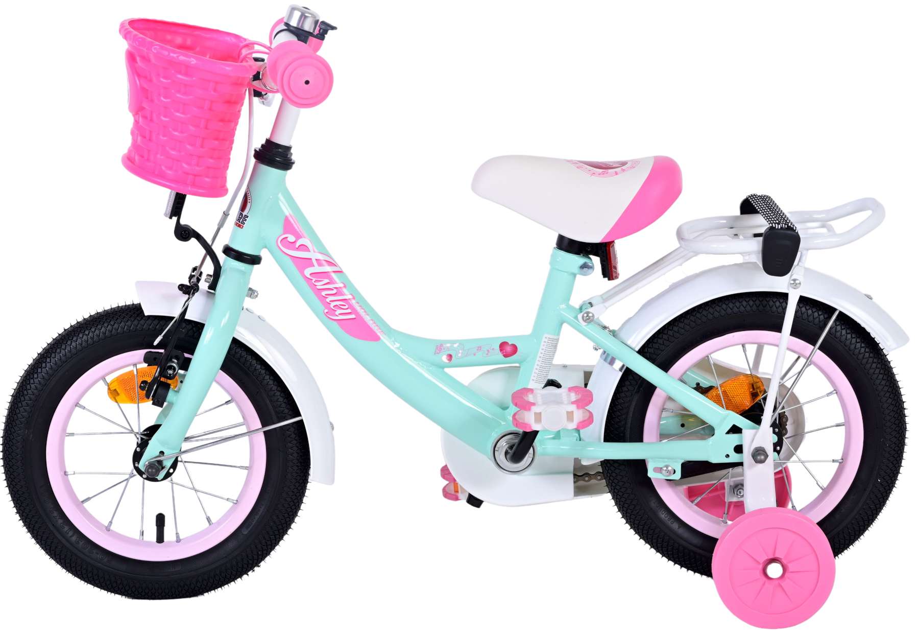 Volare | Meisjes Kinderfiets Ashley, 12 inch, Groen - Afbeelding 8