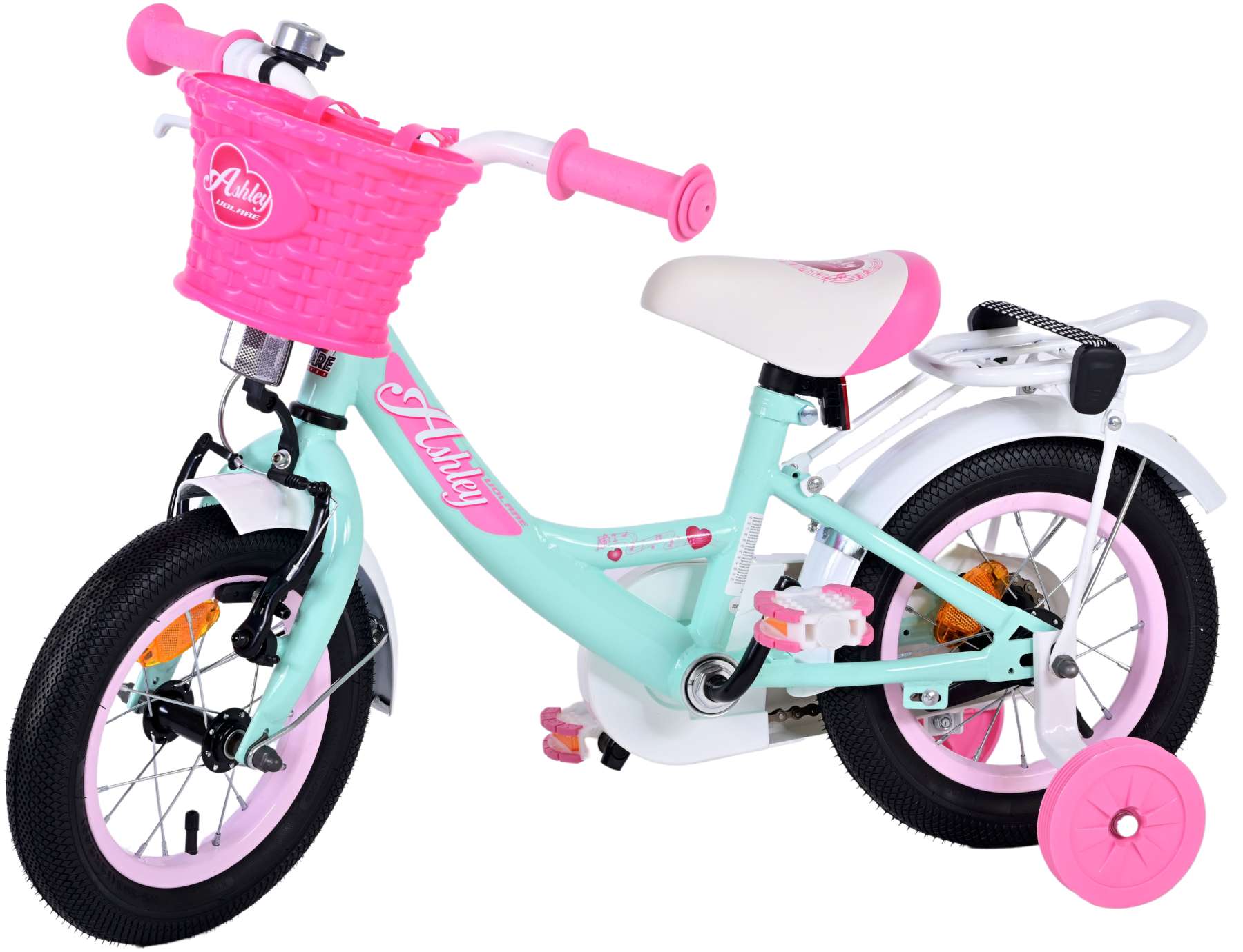 Volare | Meisjes Kinderfiets Ashley, 12 inch, Groen - Afbeelding 9