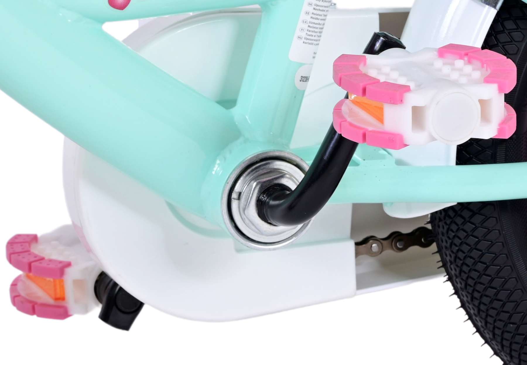 Volare | Meisjes Kinderfiets Ashley, 12 inch, Groen - Afbeelding 10
