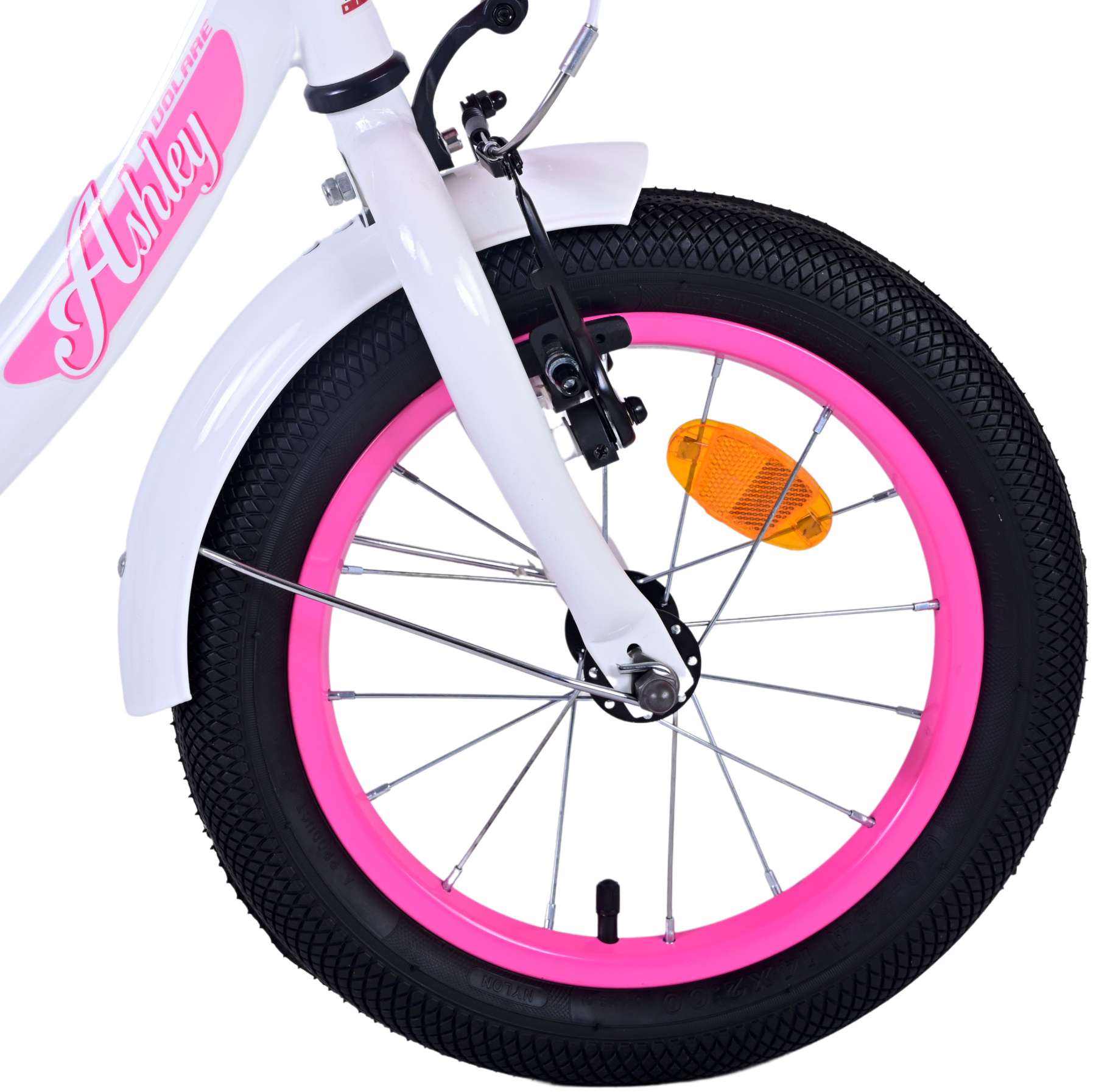 Volare | Meisjes Kinderfiets Ashley, 14 inch, Wit - Afbeelding 4