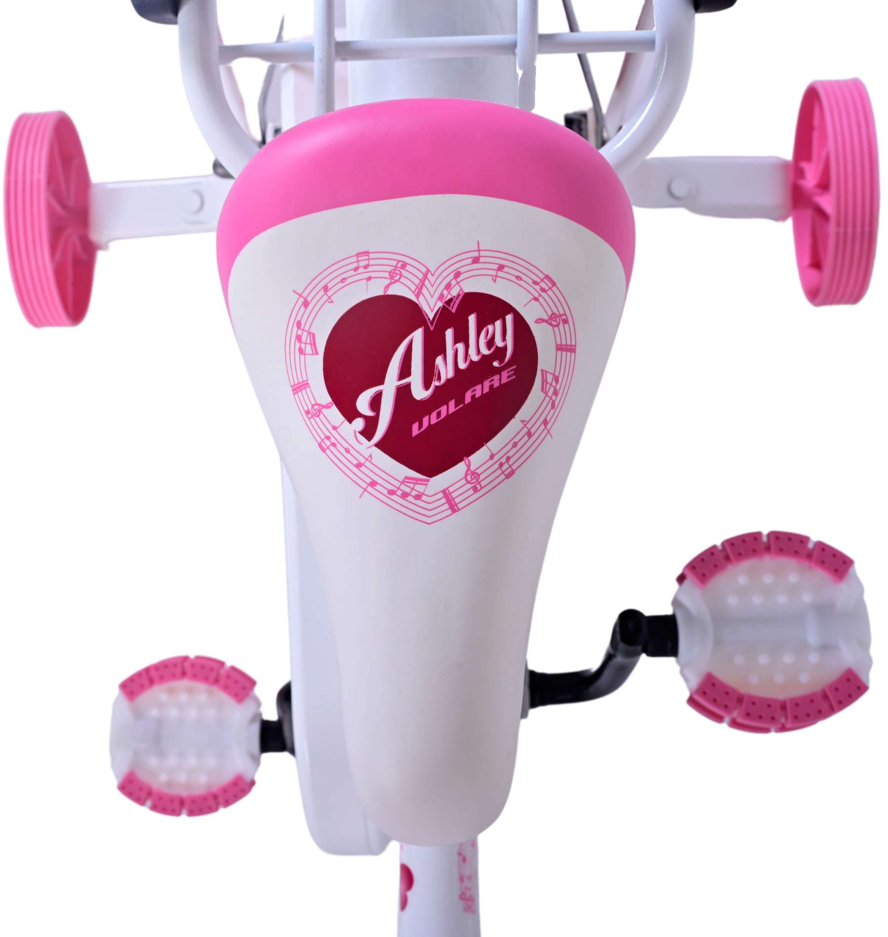 Volare | Meisjes Kinderfiets Ashley, 14 inch, Wit - Afbeelding 5