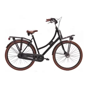 Avalon | Dames Transportfiets Cargo 28 Inch 50 cm 7V Rollerbrake Matzwart