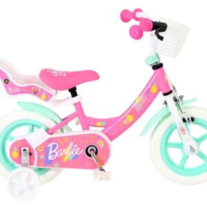 Mattel | Barbie Meisjes Kinderfiets, Mag Wheels, 12 inch, Roze