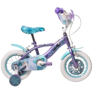 Disney | Meisjes Kinderfiets Frozen 2, 12 inch, Blauw/Paars, Twee handremmen
