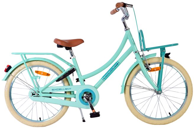 Volare | Meisjes Kinderfiets Excellent, 20 inch, Groen