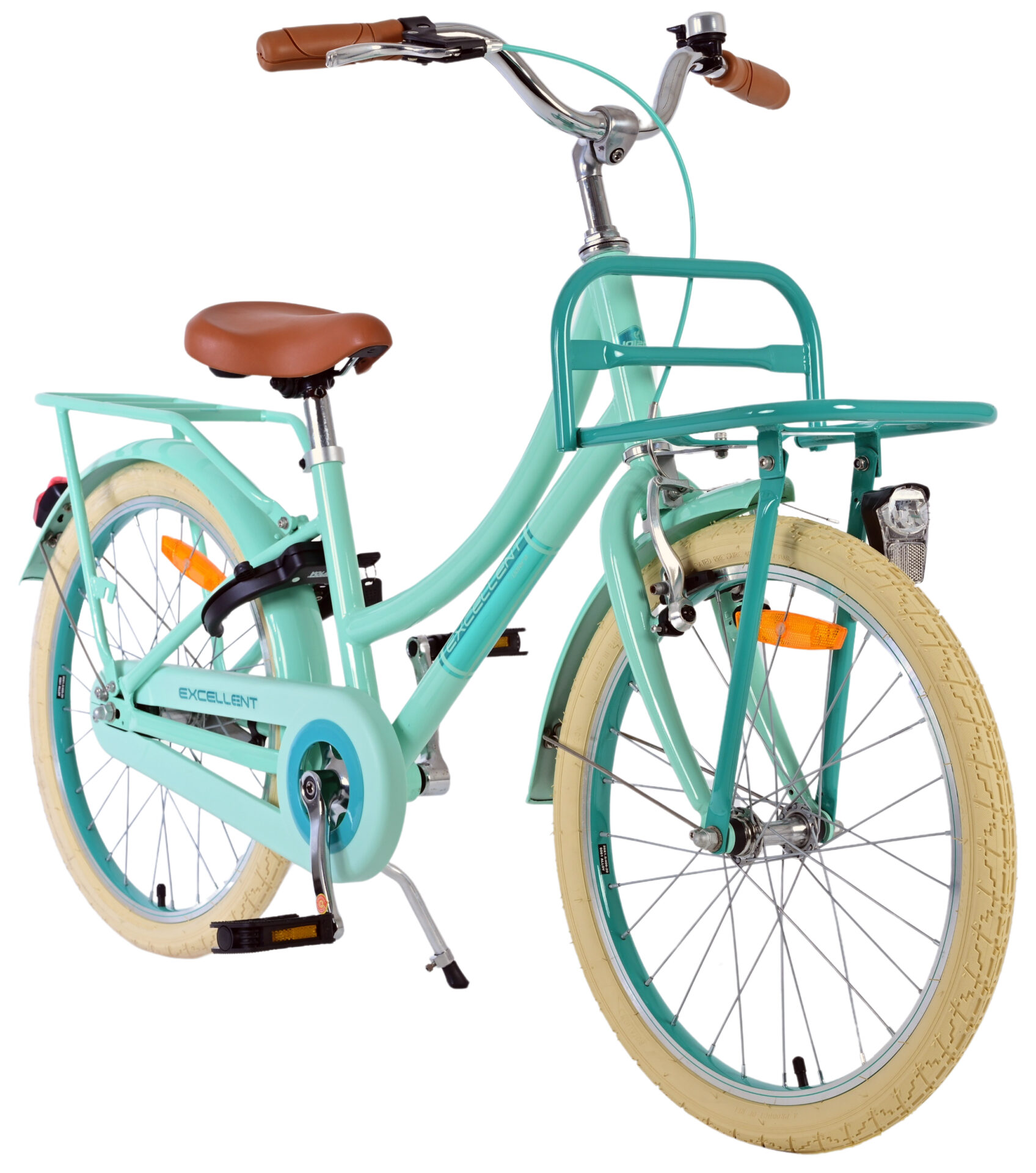 Volare | Meisjes Kinderfiets Excellent, 20 inch, Groen - Afbeelding 4