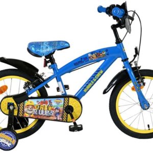 Nickelodeon | Jongens Kinderfiets Rubble & Crew (Paw Patrol), 16 inch, Blauw, Twee handremmen