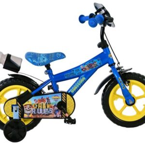 Nickelodeon | Jongens Kinderfiets Rubble & Crew (Paw Patrol), Mag Wheels, 12 inch, Blauw
