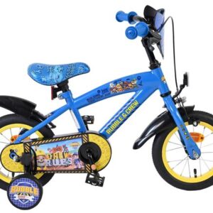 Nickelodeon | Jongens Kinderfiets Rubble & Crew (Paw Patrol), 12 inch, Blauw