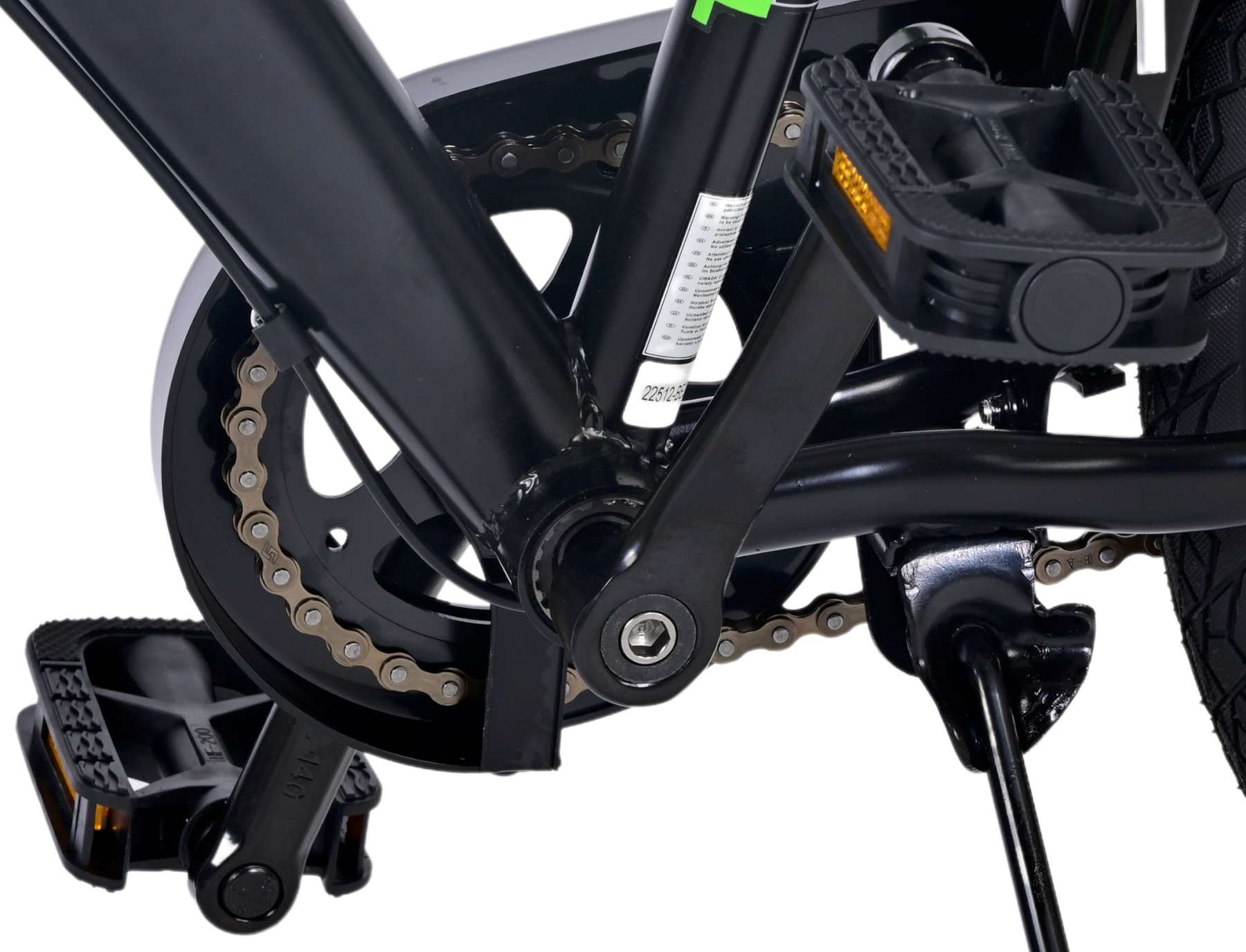 Volare | Jongens Kinderfiets Thombike, 24 inch, Groen Zwart, Nexus 3 - Afbeelding 11