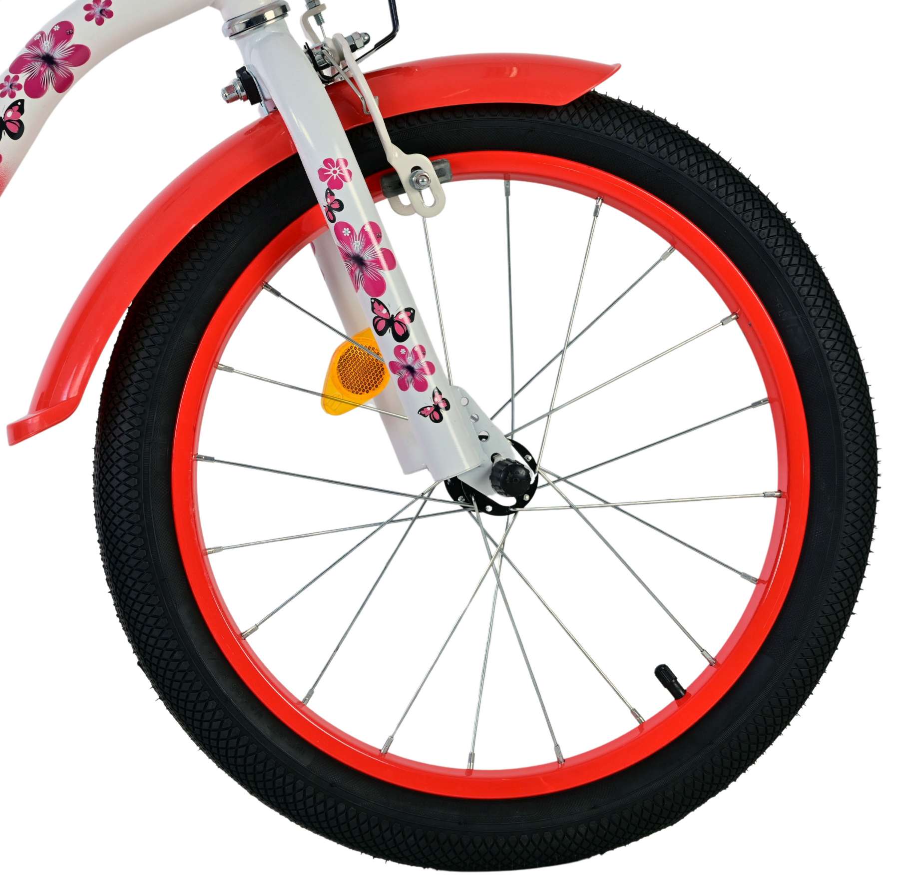 Volare | Meisjes Kinderfiets Lovely, 18 inch, Rood - Afbeelding 2
