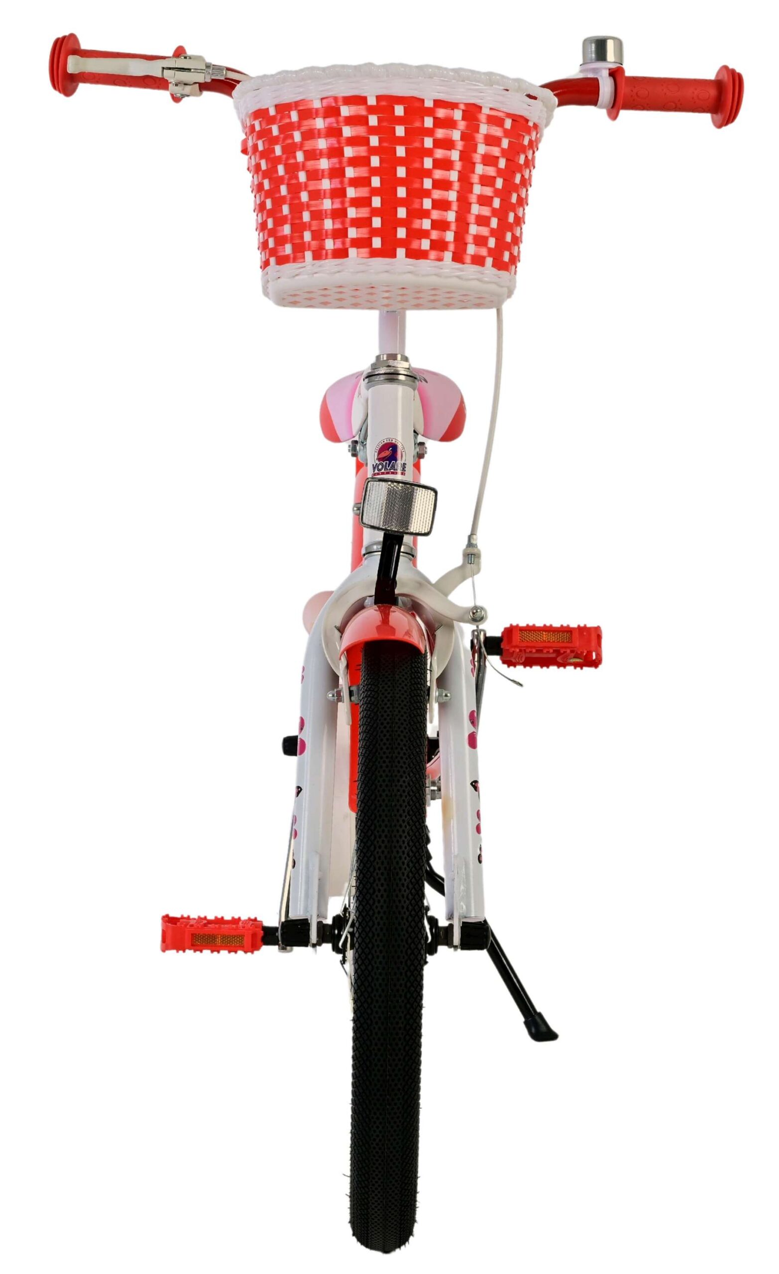 Volare | Meisjes Kinderfiets Lovely, 18 inch, Rood - Afbeelding 5