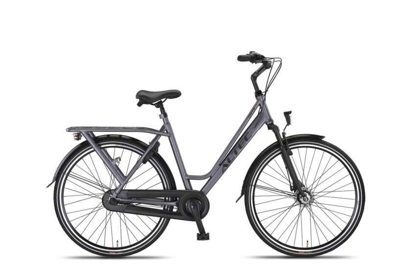 Altec | Dames Stadsfiets Delta Plus 28 Inch 56 cm 3V Rollerbrake Matgrijs