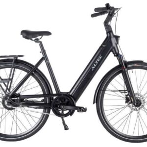 Altec | Electrische Damesfiets Flow 28 Inch 50 cm Hydraulische schijfrem Matzwart