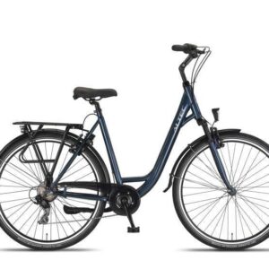 Altec | Dames Stadsfiets Verona 28 Inch 56 cm 7V V-Brakes Petrolblauw