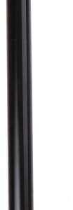 VWP-Louis Verwimp | Zadelpen vast 25,0 x 350 mm aluminium zwart