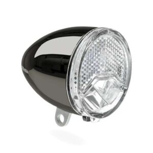 Axa | Koplamp 606 E-bike 6-48 volt donker chroom 15 lux
