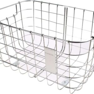 Basil | Fietsmand voor Robin 27 liter zilver (11219)