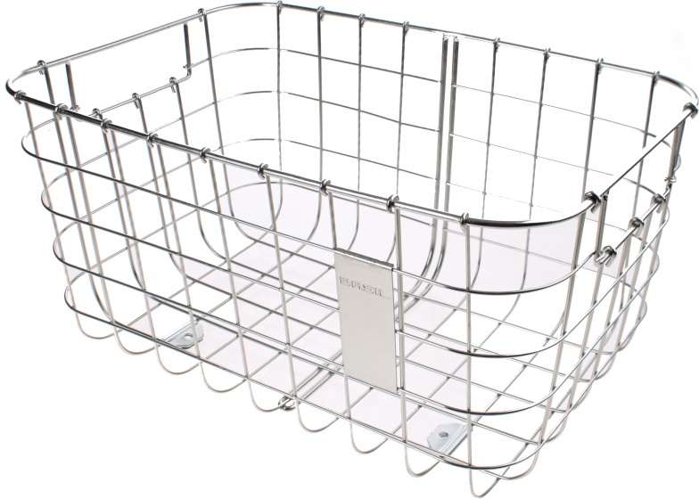 Basil | Fietsmand voor Robin 27 liter zilver (11219)