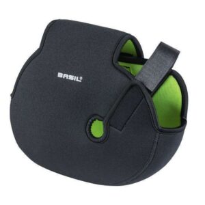 Basil | Hoes middenmotor universeel neopreen zwart/lime