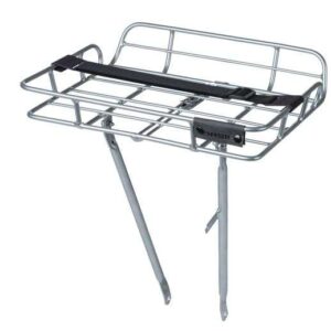 Basil | Voordrager Met Rand 26-28 Inch Portland Aluminium Naturel