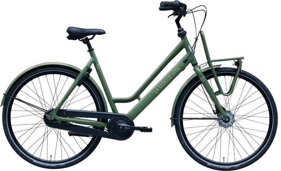 BSP | Dames Transportfiets La Dolce Vita Special 28 Inch 51 cm 7V Rollerbrake Donkergroen