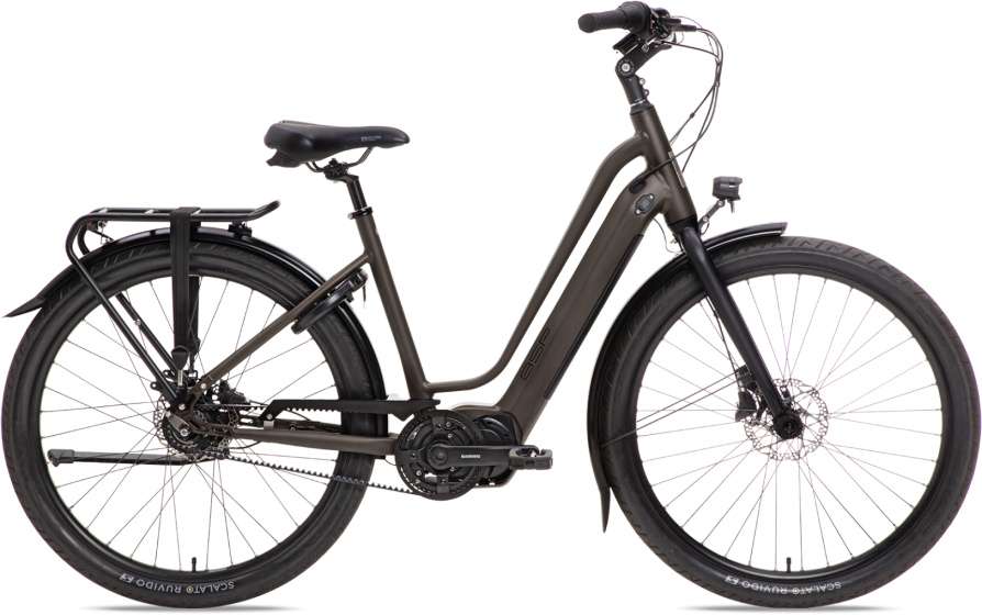 BSP | Elektrische Damesfiets Musa S 28 Inch 52 cm 8V Hydraulische schijfrem Donkerbruin