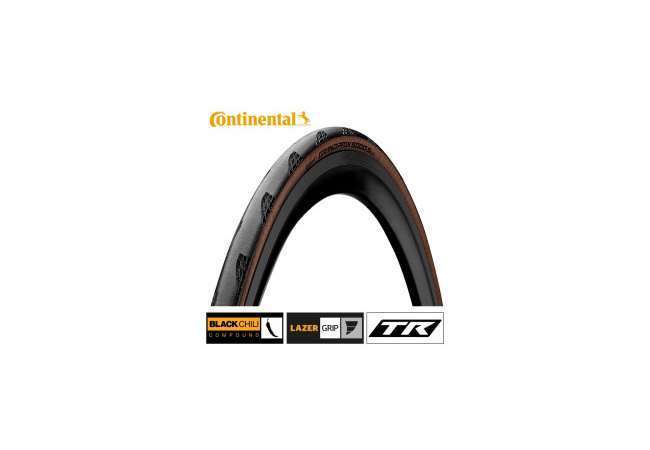 Continental | Grand Prix 5000 S TR 28-622 Vouwband Zwart/Bruin