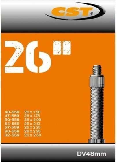 CST | BInnenband 26x1.75-1.90-2.50 ETRTO 40/62-559, Ventiel: Dunlop Blitz/Holland 48mm