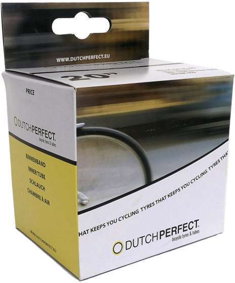 Dutch Perfect | Binnenband Fatbike 20 x 4.00 (40-540) AV gebogen 45°