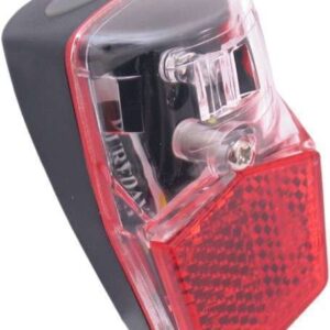 Edge | Spatbordachterlicht Sprint 1 led Rood/zwart