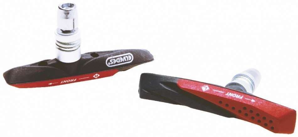Elvedes | Remblokken V-brake 72 x 14 mm zwart 2 stuks