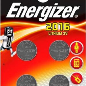 Energizer | Lithium 3V knoopcel batterijen (CR2016) 4 stuks