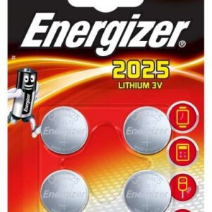 Energizer | Lithium 3V knoopcel batterijen (CR2025) 4 stuks