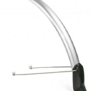 Eurofender | Voorspatbord Scatto 26-28 inch 51 mm zilver