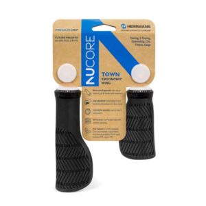 Herrmans | Nucore Town Wave Handvatten 130/90 mm ø22 mm Zwart