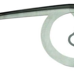 Hesling | Kettingscherm Cambio 50 cm transparant/zwart