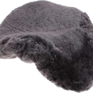zadeldekje schapenvacht grijs 28 cm