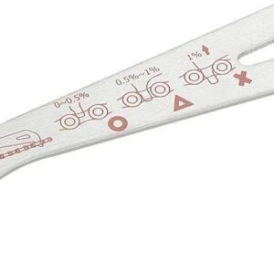 IceToolz | Slijtagemeter 12,5 cm RVS zilver