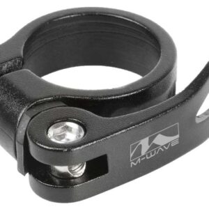 M-Wave | Zadelpenklem Clampy-QR 34,9 mm aluminium zwart