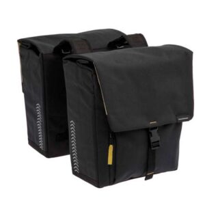 New Looxs | Tulum Dubbele Fietstas 32 Liter Pet Zwart