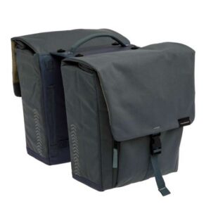 New Looxs | Tulum MIK Dubbele Fietstas 32 Liter Pet Grijsgroen