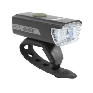 One | F.light 20 Koplamp met Siliconen Bevestiging 50 lumen Zwart